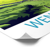 Wensleydale Yorkshire England - Geschenke Poster (Ecke)