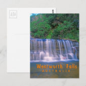 Wentworth Falls, Australien Postkarte (Vorne/Hinten)