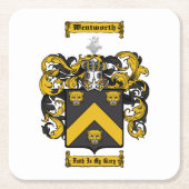 Wentworth Rechteckiger Pappuntersetzer (Vorderseite)