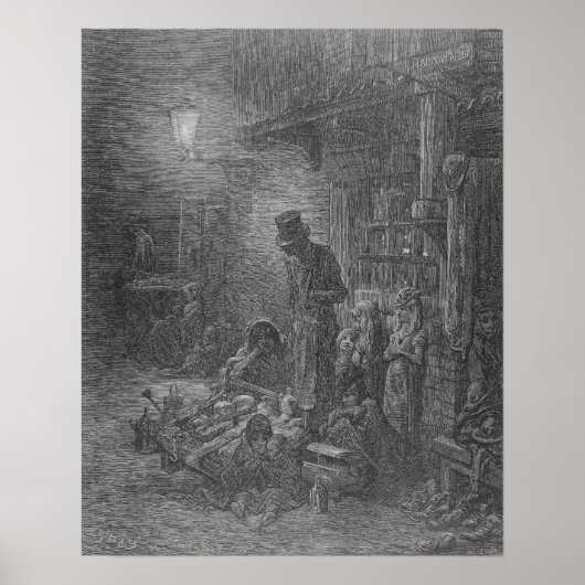 Wentworth Street, Whitechapel, aus "London Poster (Vorne)