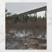 Wentworth Train Trestle Weinetikett (Einzelnes Label)