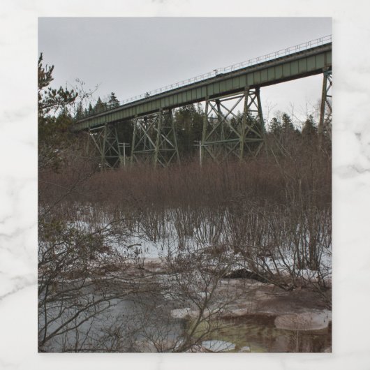 Wentworth Train Trestle Weinetikett (Einzelnes Label)