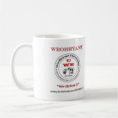 Weohryant Universität Kaffeetasse (Links)