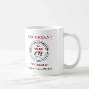 Weohryant Universität Kaffeetasse