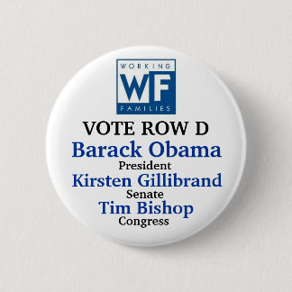 WEP für Obama Gillibrand und Bischof Button