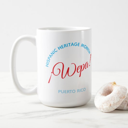 Wepa! Puerto Rico Kaffeetasse (Mit Donut)
