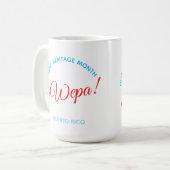 Wepa! Puerto Rico Kaffeetasse (Vorderseite Links)