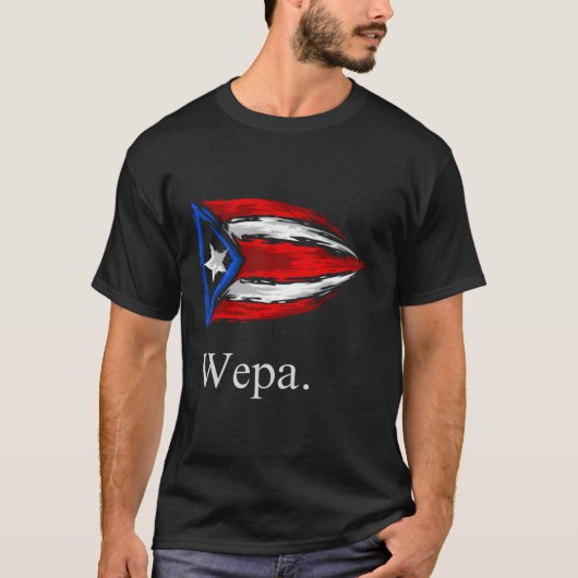 Wepa Puerto Rico Puerto Rico Flag Prix T-Shirt (Vorderseite)