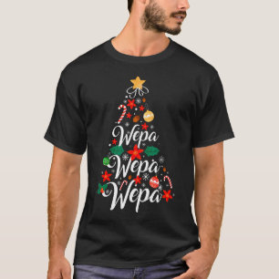 Wepa Wepa Wepa Puerto Rico Weihnachtsbaum Boricua T-Shirt