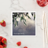 Weping Willow Tree & Mason Jar Lights Elegante Serviette (Beispiel)