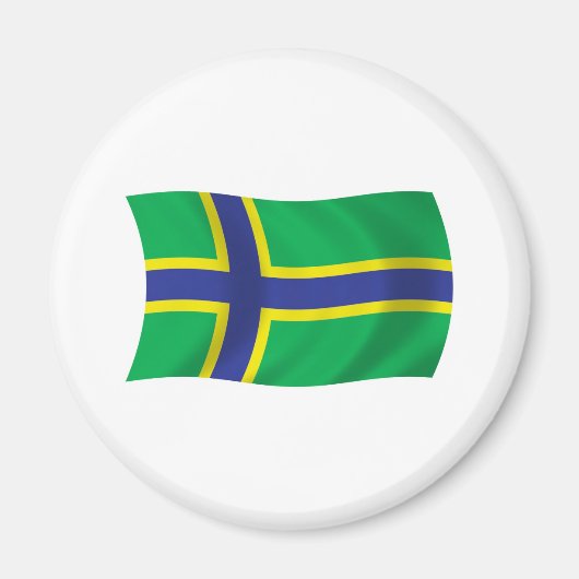 Wepsen-Flaggenmagnet Magnet (Vorne)