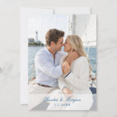 Wequassett Resort Hochzeit Save the Date (Rückseite)
