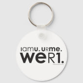 weR1 Schlüsselanhänger (Vorderseite)