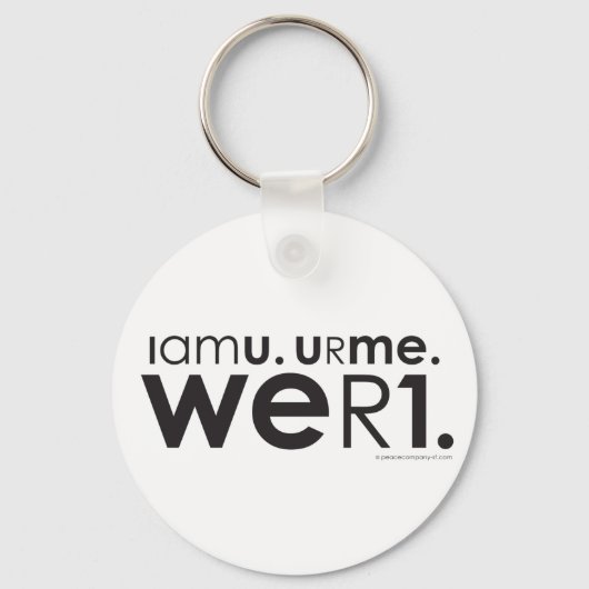 weR1 Schlüsselanhänger (Vorderseite)