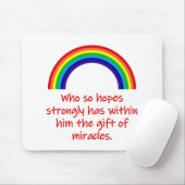 Wer also so stark hofft mousepad (Mit Mouse)