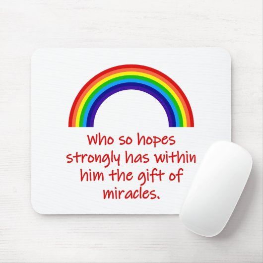 Wer also so stark hofft mousepad (Mit Mouse)