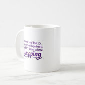 Wer auch immer gesagt hat, dass Geld nicht glückli Kaffeetasse (Vorderseite Links)