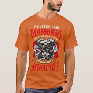 Wer auch immer gesagt hat, Diamanten sind das best T-Shirt