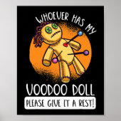 Wer auch immer meine Voodoo-Puppe hat, gibt ihm ei Poster (Vorne)
