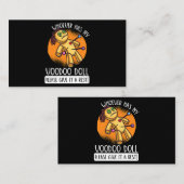 Wer auch immer meine Voodoo-Puppe hat, gibt ihm ei Visitenkarte (Vorne/Hinten)