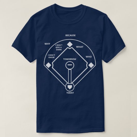 Wer auf der ersten Baseball Liebe Funny Classic T-Shirt (Design vorne)