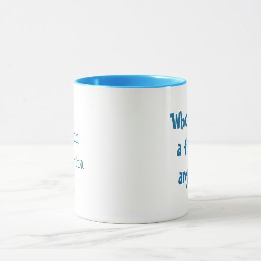 Wer benötigt eine Schilddrüse irgendwie? , Thyca Tasse (Zentrum)