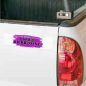 Wer benötigt Therapie, wenn es Herz Kickboxing Autoaufkleber (Auf Lkw)