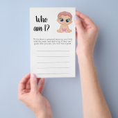 Wer bin ich? Baby Mädchen Flyer (Handgriff)