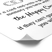 Wer bin ich? Blumen Poster (Ecke)