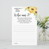 Wer bin ich Brautparty Englisch Spanisch Spiel (Stehend Vorderseite)