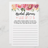 Wer bin ich Brautparty oder Hen Party (Vorne/Hinten)