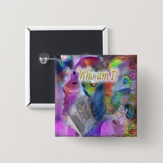 Wer bin ich? button (Vorne & Hinten)