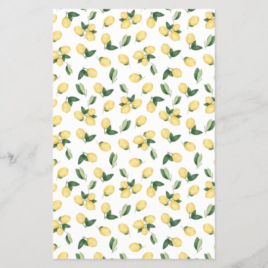 Wer bin ich? Lemon Brautparty Game Card Flyer (Hinten)