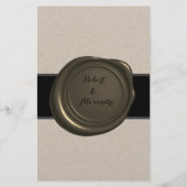 Wer bin ich? | Pen & Inkwell Brautparty Game Card Flyer (Hinten)