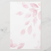 Wer bin ich? Pink Watercolor-Flyer Flyer (Hinten)