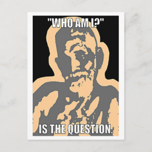 Wer bin ich? Postkarte