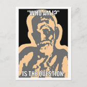 Wer bin ich? Postkarte (Vorderseite)