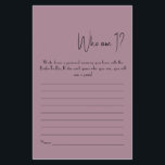 Wer bin ich? Showspiel-Flyer Flyer<br><div class="desc">Machen Sie es sich selbst,  indem Sie Ihren Text hinzufügen. Um auf erweiterte Editierwerkzeuge zuzugreifen,  gehen Sie bitte zu "Personalisieren",  scrollen Sie nach unten und drücken Sie den Link "Weitere Anpassungen vornehmen". Klicken Sie für weitere passende Designs auf den Link "Andere Produkte aus dieser Sammlung".</div>