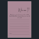 Wer bin ich? Showspiel-Flyer Flyer<br><div class="desc">Machen Sie es sich selbst,  indem Sie Ihren Text hinzufügen. Um auf erweiterte Editierwerkzeuge zuzugreifen,  gehen Sie bitte zu "Personalisieren",  scrollen Sie nach unten und drücken Sie den Link "Weitere Anpassungen vornehmen". Klicken Sie für weitere passende Designs auf den Link "Andere Produkte aus dieser Sammlung".</div>