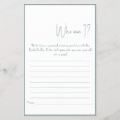 Wer bin ich? Showspiel-Flyer Flyer (Vorne)