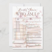 Wer bin ich Storybook Brautparty Game (Vorderseite)