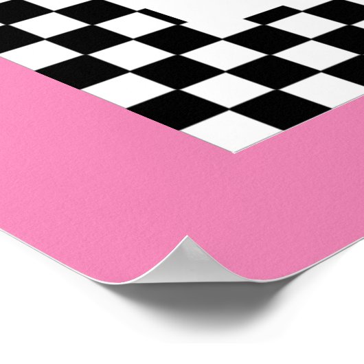 Wer bin ich? Wonderland Alice Zitat Poster (Ecke)