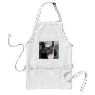 Wer bin ich? Zoo Llama Design Schürze