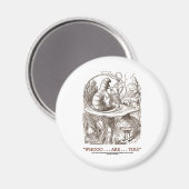 Wer...bist du? (Alice und die Raupe) Magnet (Vorderseite/Rückseite)