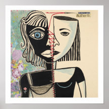 Wer bist du? Archivdruck