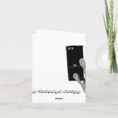 Wer braucht 5 Finger? Karte (Rückseite)