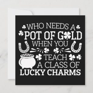 Wer braucht einen Topf voll Gold, wenn man Lucky C Einladung