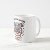 Wer braucht einen Wecker, wenn man einen Französch Kaffeetasse (VorderseiteRechts)