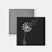 Wer braucht Fingerfeuerwerk  Magnet (Vorderseite/Rückseite)