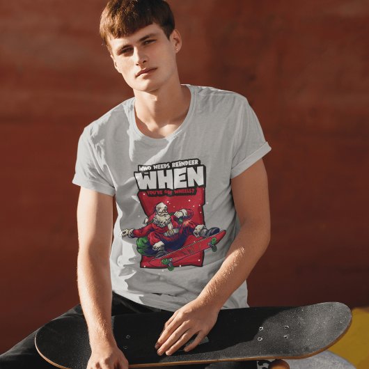 Wer braucht Rentier, wenn man Räder Got hat? T-Shirt